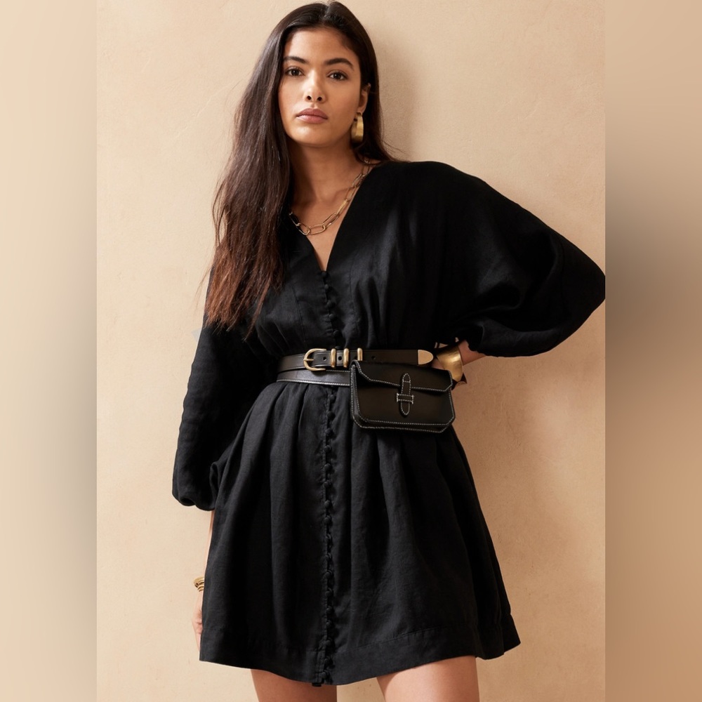 BANANA REPUBLIC  PETITE LINEN DRESS ⭐️